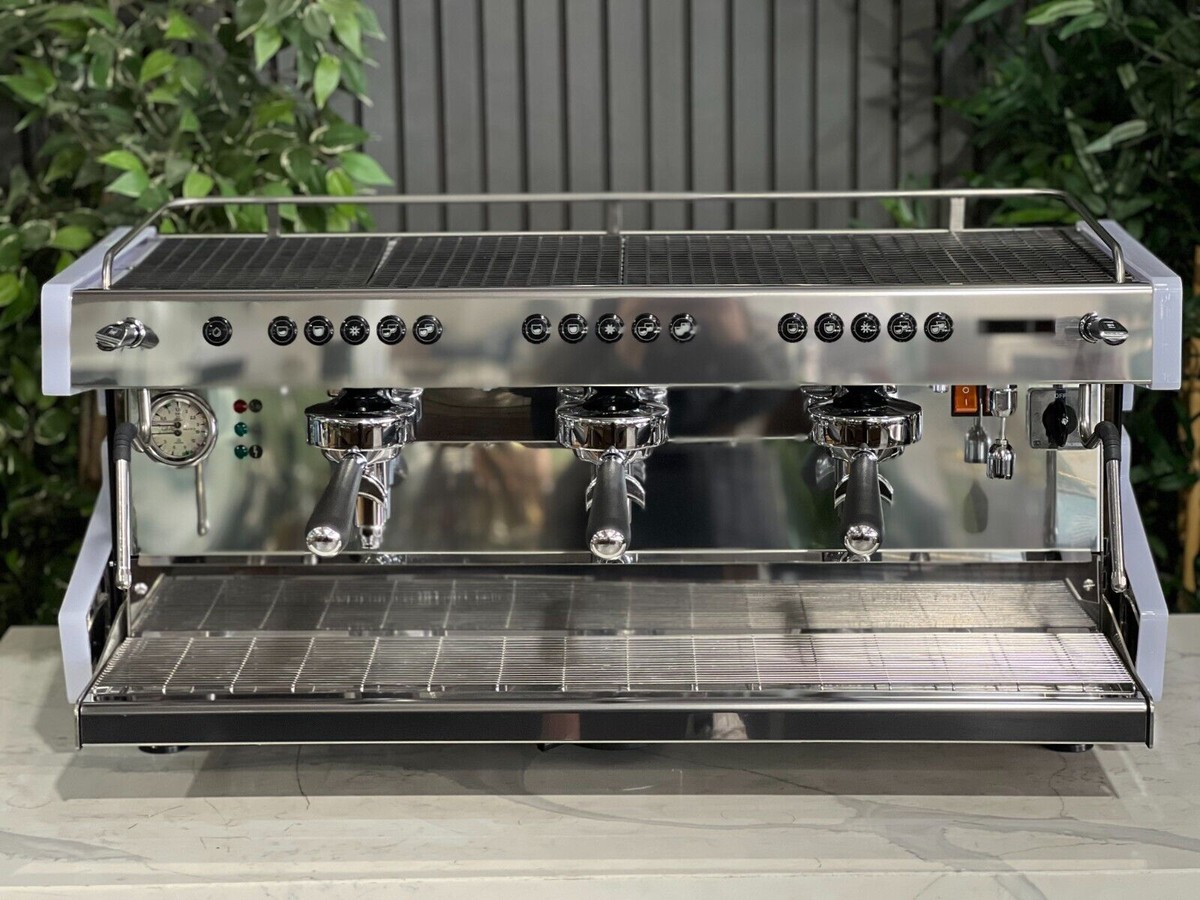 CIME CO-03 NEO E61 3 GROUP WHITE & STAINLESS STEEL ESPRESSO COFFEE