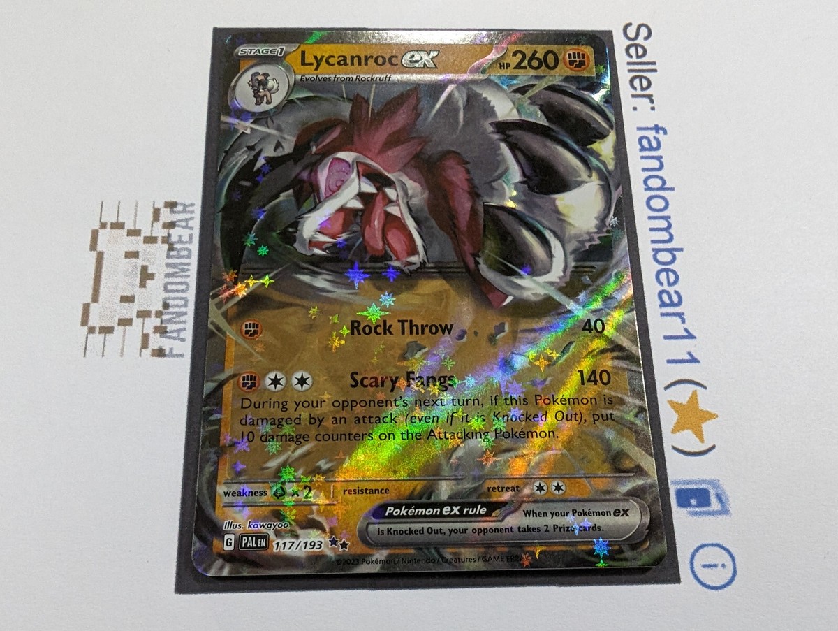 lycanroc ex pokemon card value Amazon.com: Lycanroc 095/185 Vivid Voltage - Rare - Evolution Pokemon Card  Lot main image 0