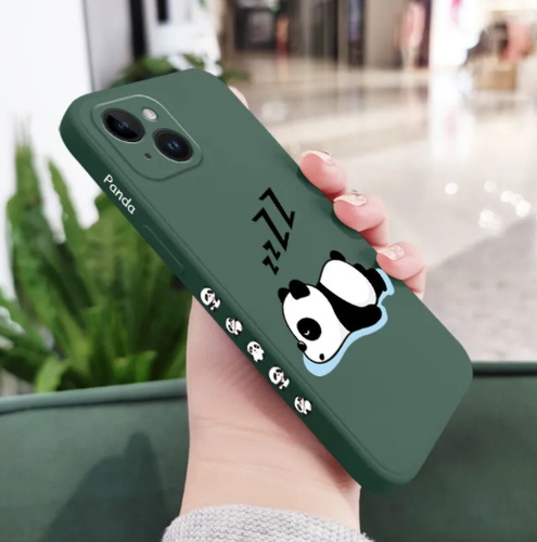 Sleepy Panda Animal Soft Coque Cover Case For Iphone 15 Pro Max 14 13 12 11 - Photo 4 sur 5