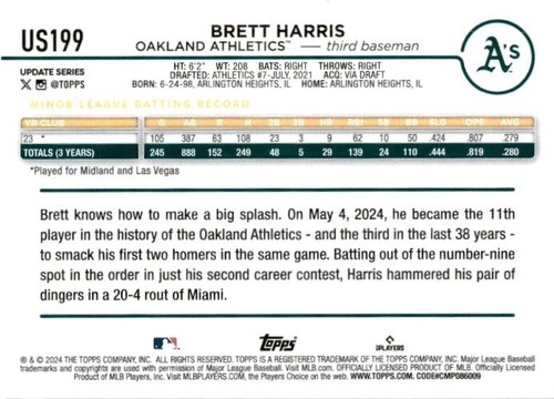 2024 TOPPS UPDATE 176-350 PICK YOUR CARDS TO COMPLETE YOUR SET - Picture 50 of 349