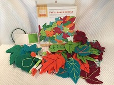 Hand Made Modern - Fall Harvest Felt Leaves -...