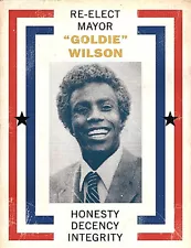 Back to the Future Re-Elect Mayor Goldie Wilson - 17"x22" Movie Prop Print-00215