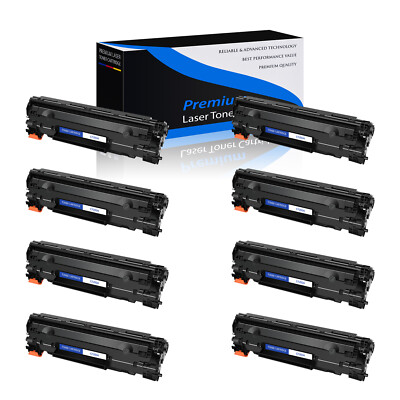 8PK CF283A Black Toner Cartridge for HP 83A LaserJet Pro MFP M201n M201dw M225dw