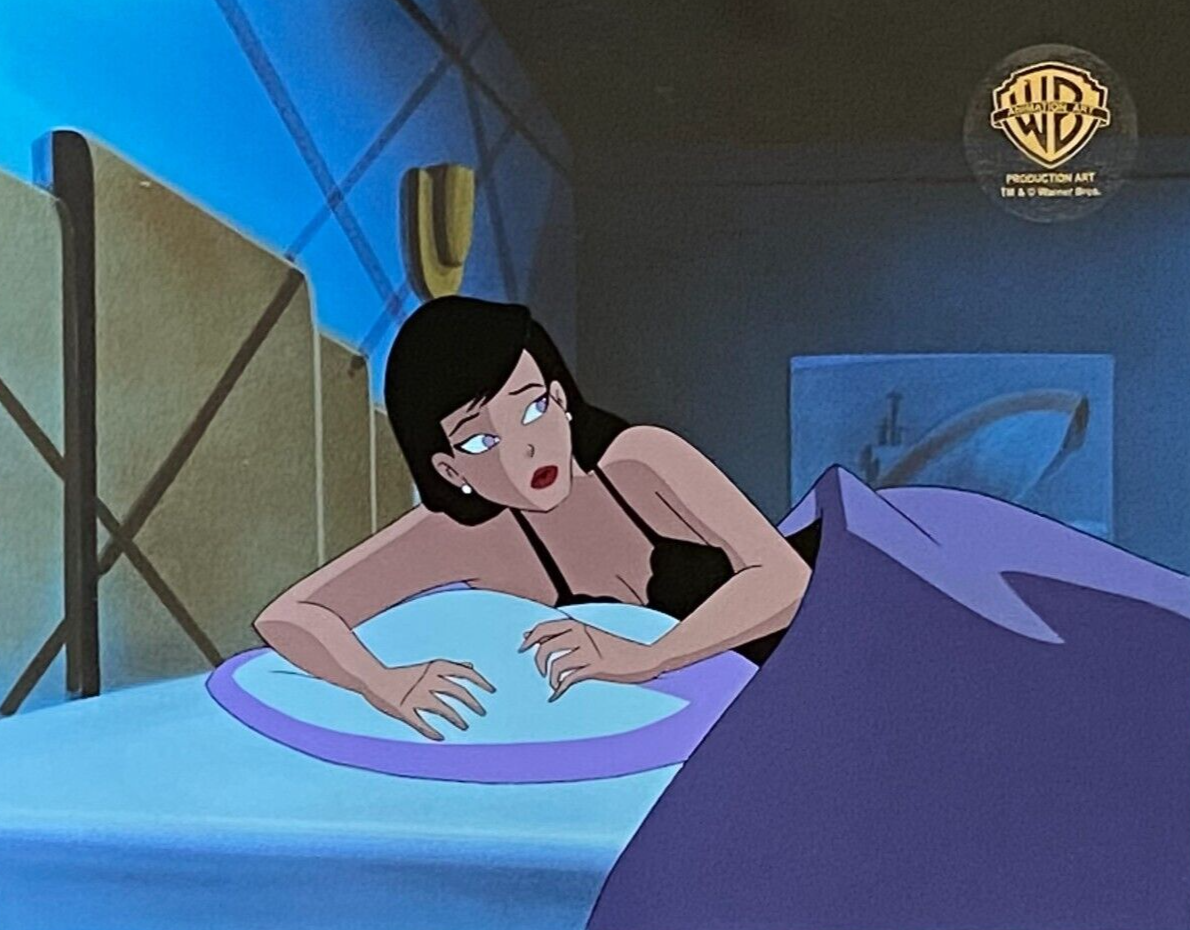 lois lane blue dress BRUCE TIMM rare LOIS LANE cel A11 NIGHTGOWN Target WB STAS COA Superman CC