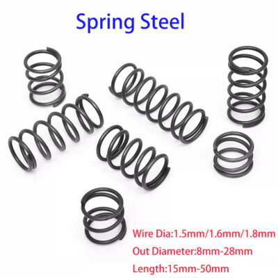10 Pcs Compression Spring Steel Y-Shaped High Elasticity Wire Diameter 1.5-1.8mm