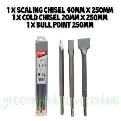 Flat Chisel Makita Sds Chisel Set Makita D-30134 Piece SDS Plus