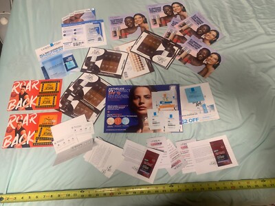 Huge LOT  SAMPLES L' Oreal La Roche Posay Cream makeup skincare hand care