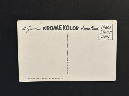 Vintage Kromecolor Comic Karte #357 - Bild 2 von 2