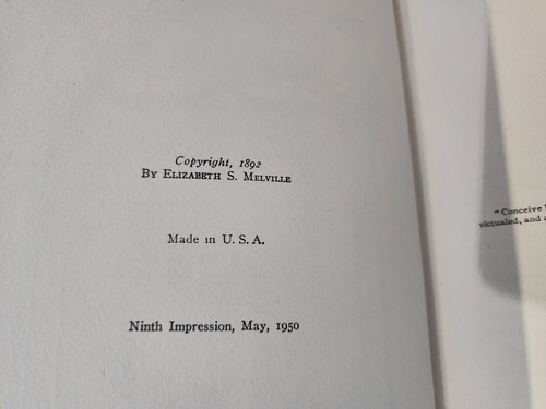 WHITE JACKET Herman Melville NOVEL Illustrated w DJ 9th Impression - Picture 9 of 9