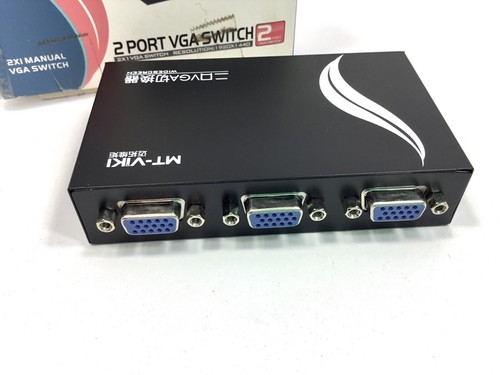 MT-VIKI 2Port VGA Switch Widescreen 1920x1440 Neu Open Box unbenutzt - Bild 2 von 8