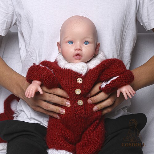 COSDOLL 18.5" Platinum Silicone Baby Dolls Reborn Girl Doll Can Drink Water&Pee - Picture 2 of 16