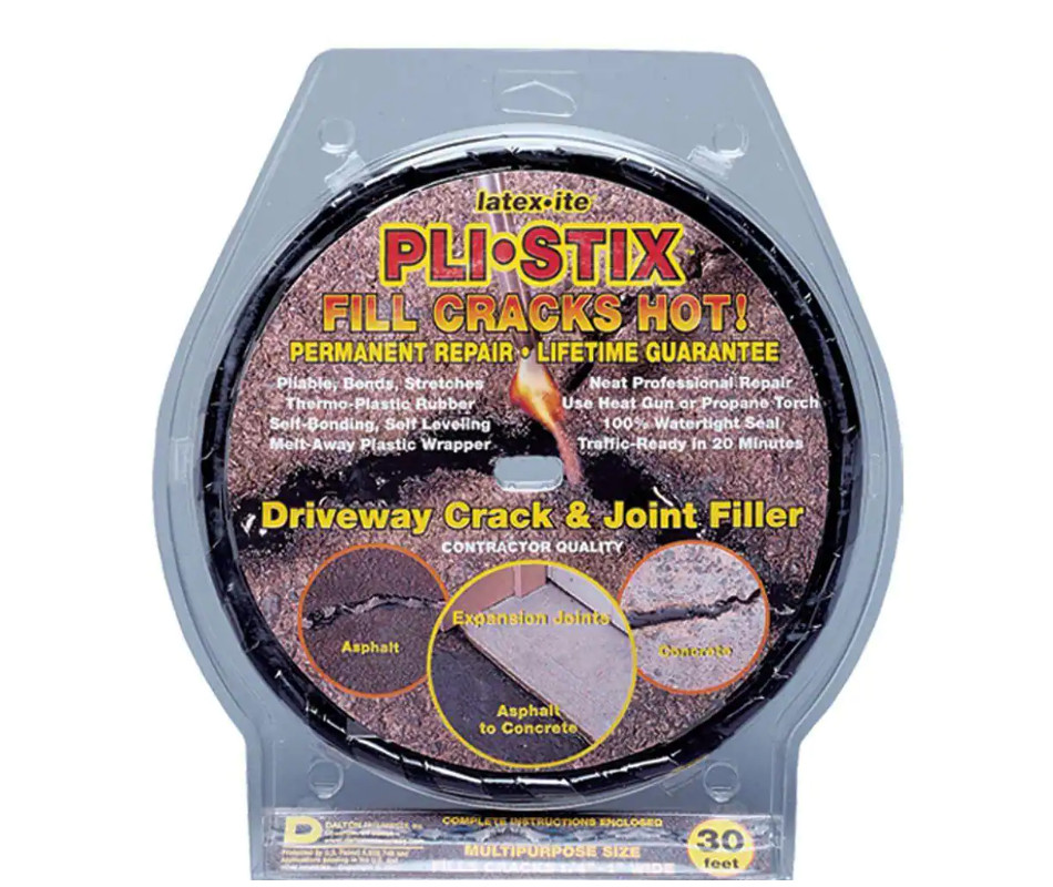 30 ft. Driveway Crack Joint Filler, Concrete Asphalt Sealer Repair