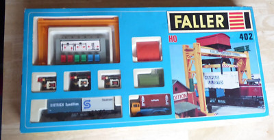 Faller 402 AMS Container Terminal Loading For Pkw Auto Lkw Bahn Very Good In Ovp