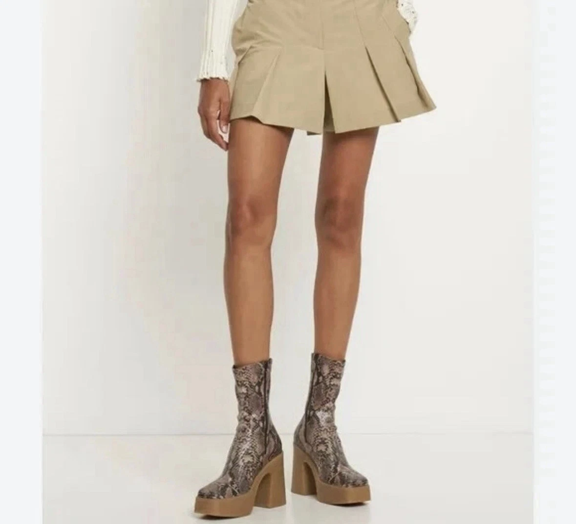 Stella McCartney — NIB Stella McCartney Skyla Stretch Snake Boots size 10 reg $650 with Box!