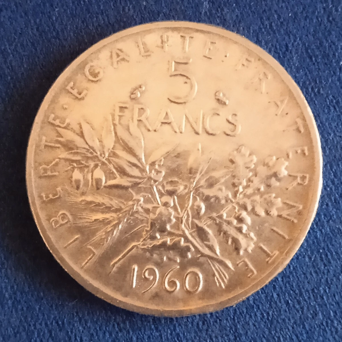 Pièces de 5 Francs 1960,1961,1962- Lot de 3 - Label Emmaüs