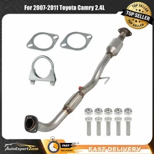 For Toyota Camry 2007-2011 2.4L Direct Fit Front Flex Pipe W/Catalytic Converter