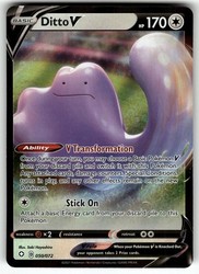 Ditto V 050/072 Shining Fates Ultra Rare Holo