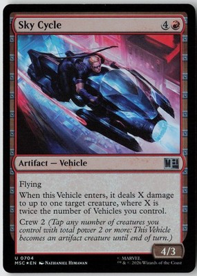 Sky Cycle #704 (Foil) (NM) Commander: Marvel Super Heroes MSC Magic MTG