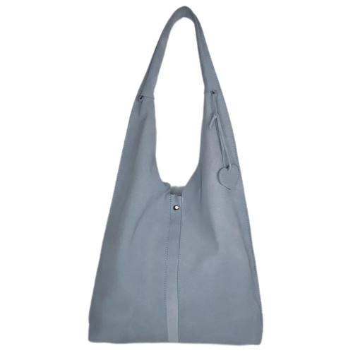 Damenhandtasche echt Wildleder weinrot burgunderrot Schultertasche Hobo Bag Beuteltasche Shopper - Bild 16 von 17