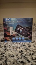 5K 64MP Dual Screen Waterproof Camera