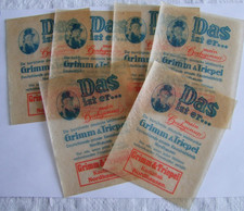 Grimm&Triepel Kautabak 6 Blatt Orig.Rollenpapier für den Einzelverkauf,Rarität!!
