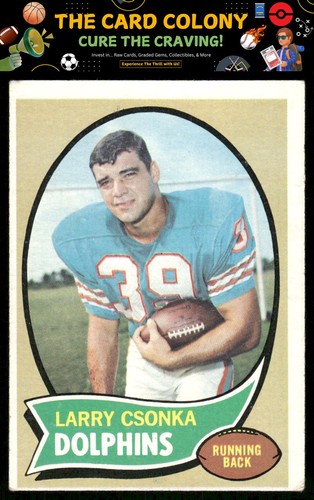 1970 Topps #162 Larry Csonka - Picture 1 of 2