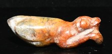 2.8''Hongshan Culture Old Jade Carving Cicada Cicala Got it Amulet Pendant
