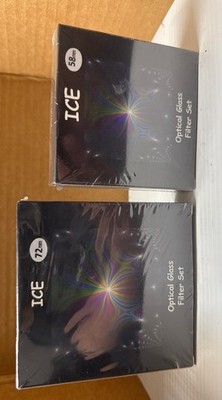 NEW ICE 72mm & 58mm Optical Glass Filter Set.