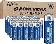 24pcs AA Batteries Long Lasting Alkaline Battery Heavy Duty Tv Remote Toys Lot 0.52 per gallon