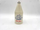 Vintage Empty Old Spice After Shave Bottle 9 1/2 OZ Milk Glass