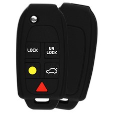 KeyGuardz Keyless Remote Car Flip Key Fob Shell Cover Soft Rubber Case for...