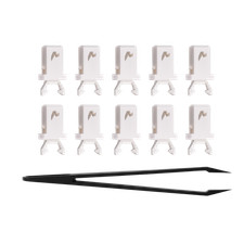 10 Pcs White Repair Push to Lock Latches Fits Synology Type D3, D5, or D6 Trays