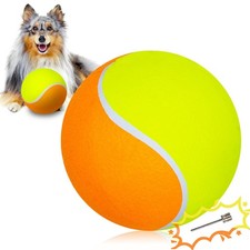 Big Tennis Ball for Dogs, Giant Dog Tennis Ball Toy Large Outdoor Sports Gift...