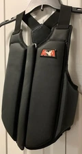 ATA Taekwondo Karate Chest Protector Sparring Vest Child Large Martial Arts VG