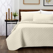 Cosy House Collection Luxury Rayon Derived from Bamboo Full/Queen, Cream