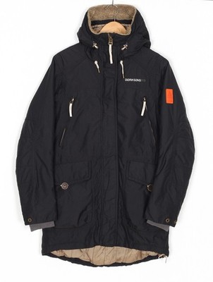 DIDRIKSONS KAREN Parka Jacket Women Size 38 Hooded Waterproof Breathable