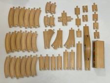 Brio Train Set, 47 pieces, Genuine Brio, Job Lot of track, bridge, tunnel