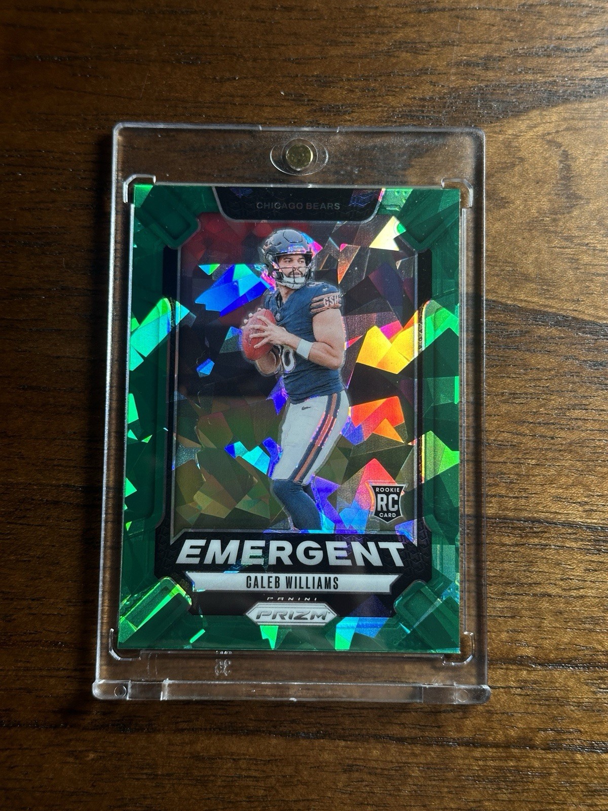 Panini 2024 Prizm Green Ice Emergent Caleb Williams RC #1 Chicago Bears