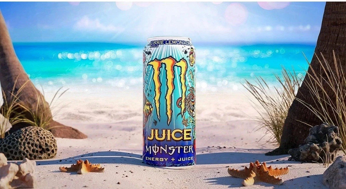 Monster Energy + Juice Aussie Style Lemonade – Single 16oz Can