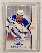 2020-21 Upper Deck Premier - Rookies K'Andre Miller #62 Auto!!!!