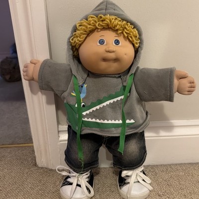 Schöner Vintage Cabbage Patch Kid HM3 Honigblond Junge Jesmar Factory 
