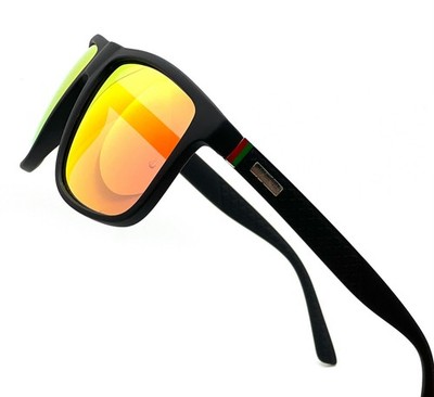 Square Polarized Sunglasses For Men TR90 Frame Driving Sun Glasses Male New Styl