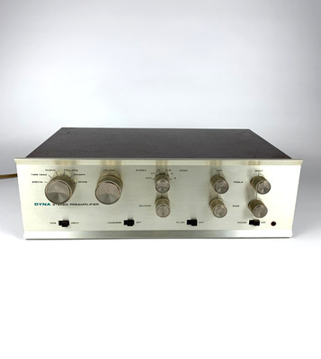 Vintage Dyna PAS 3X Stereo Tube Preamplifier Hifi Preamp 12AX7 Works READ