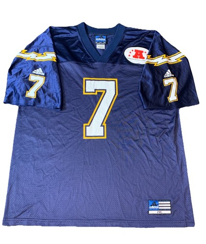 NFL San Diego Chargers Football Doug Flutie #7 Vintage Adidas Jersey AFC XXL - Picture 2 of 11