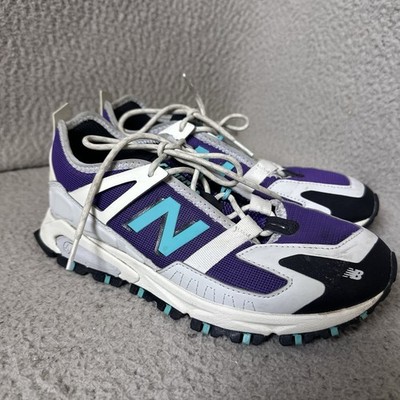 New Balance X Racer Jupiter Trail Shoes Womens 9 Purple Gray Teal Trail Sneaker
