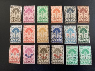 Timbres de Madagascar des années 1935 / 1945