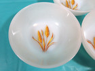 Fire king Golden Wheat Set Of 6 Small Bowls. They are 4 1/2''Wide 1 1/2'' Tall — photo 2