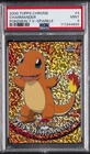 2000 TOPPS CHROME POKEMON T.V. SPARKLE #4 CHARMANDER PSA 9