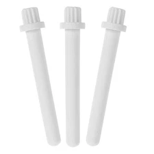 3 Pcs Plastic Bobbins Sewing Machine Parts Replacement Spool Pin