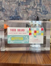 Mid Century Salesman Sample Graphic Design Packaging Butter Retro 50s 60s MCM